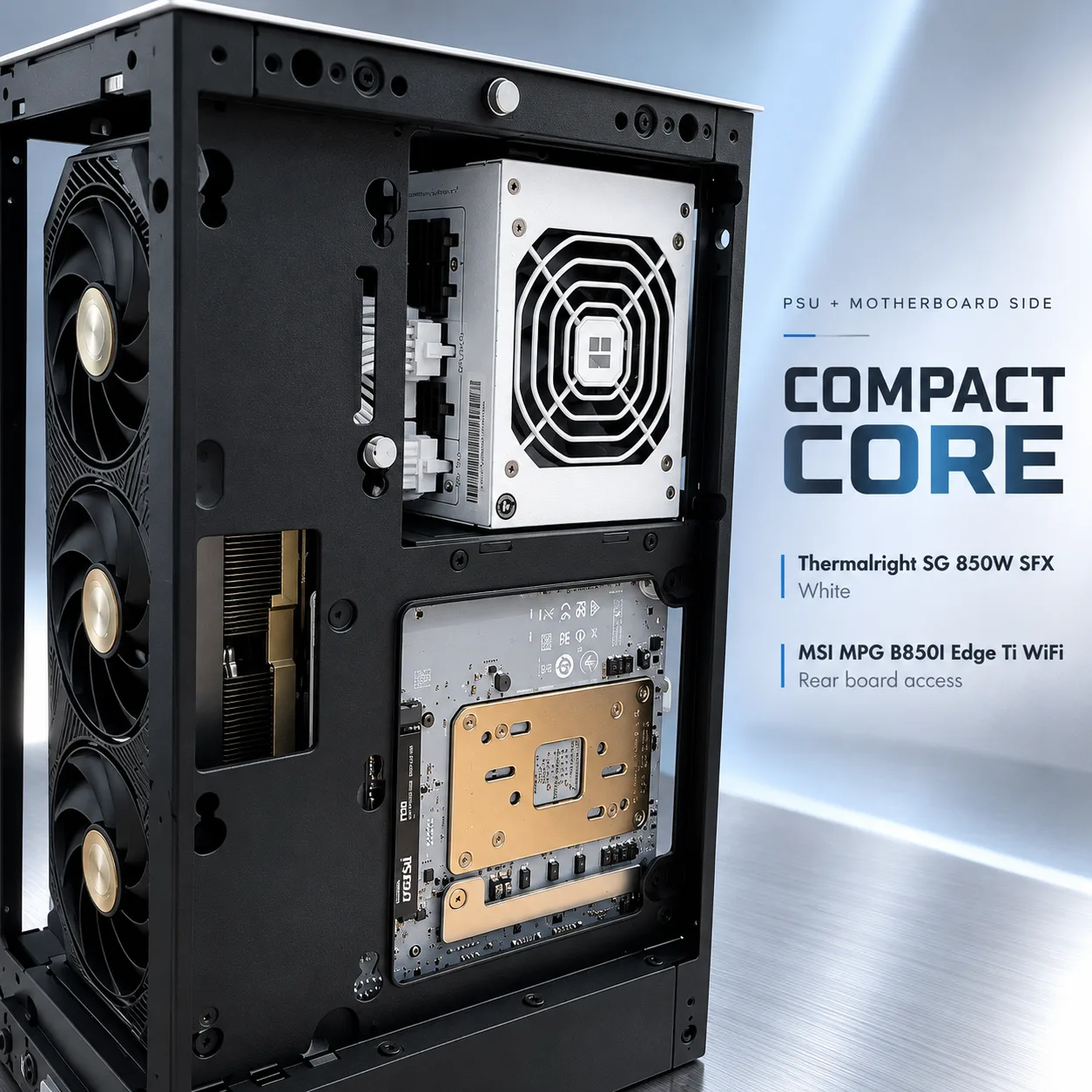 9800X3D RTX 5070 Ti SFF Build, photo 4