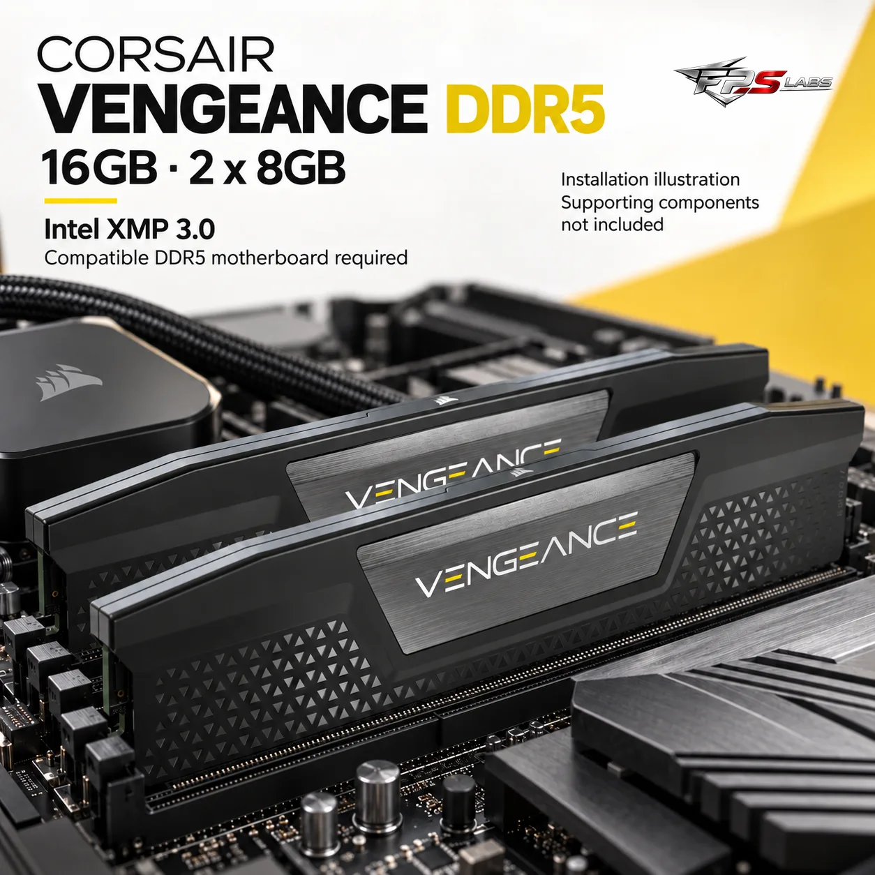 Corsair Vengeance 16GB (2x 8GB) DDR5 5200MHz CL40, photo 4