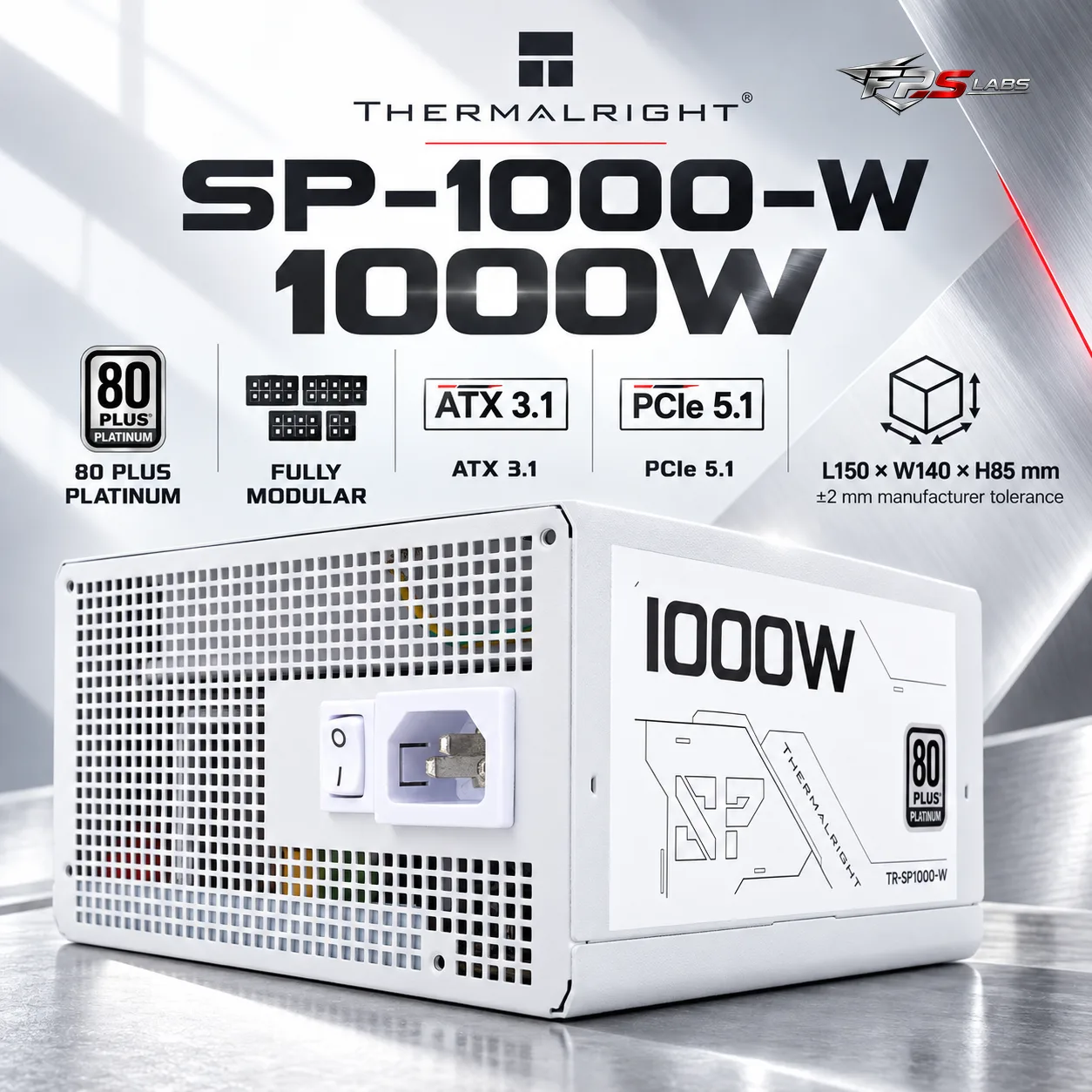 Thermalright SP 1000W 80+ Platinum (White), photo 4
