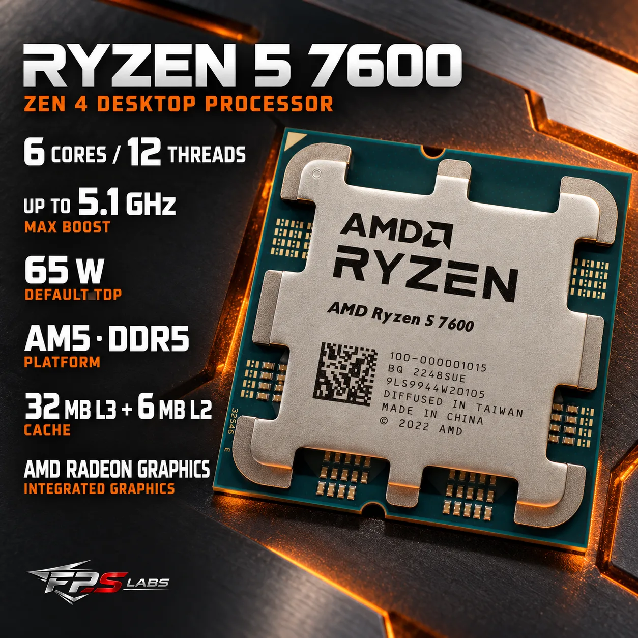 AMD Ryzen 5 7600, photo 2