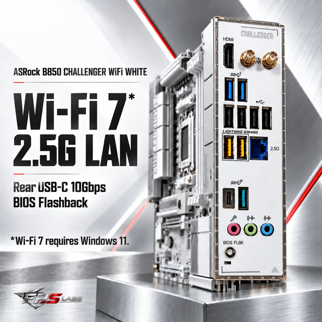 ASRock B850 Challenger WiFi (White), photo 4