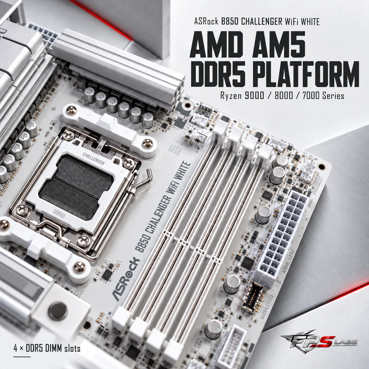 ASRock B850 Challenger WiFi (White), photo 2