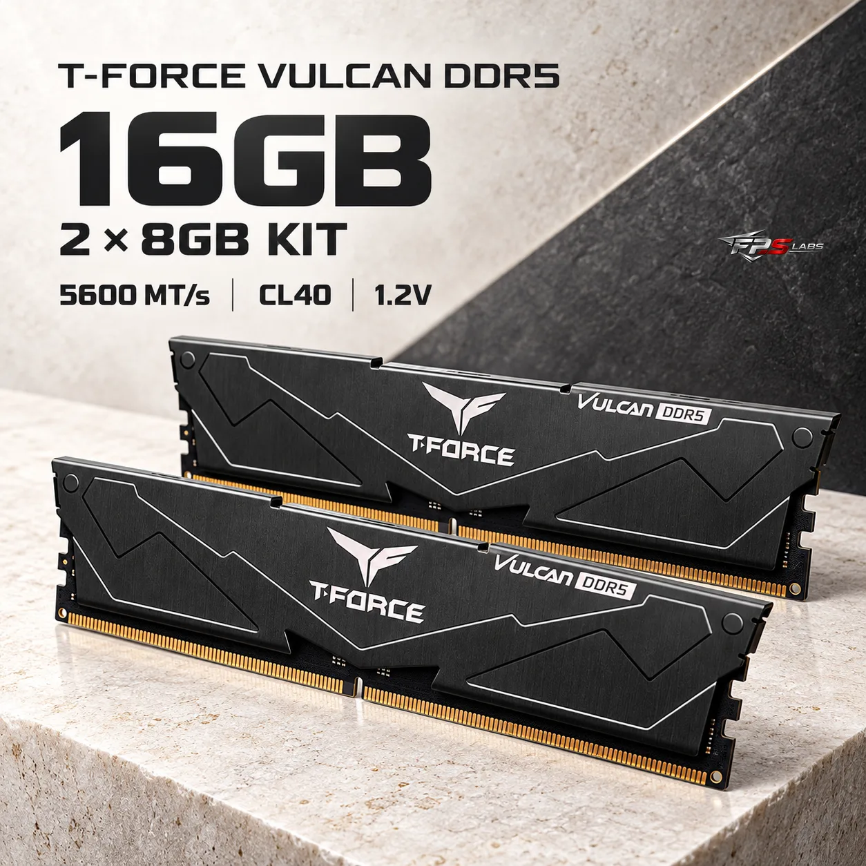 TeamGroup T-Force Vulcan 16GB (2x 8GB) DDR5 5600MHz CL40, photo 4