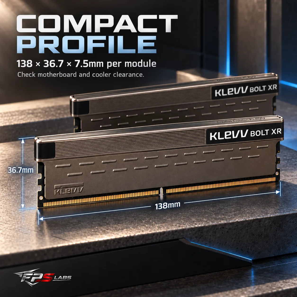 Klevv Bolt XR 16GB (2x 8GB) DDR4 3600MHz CL18, photo 4