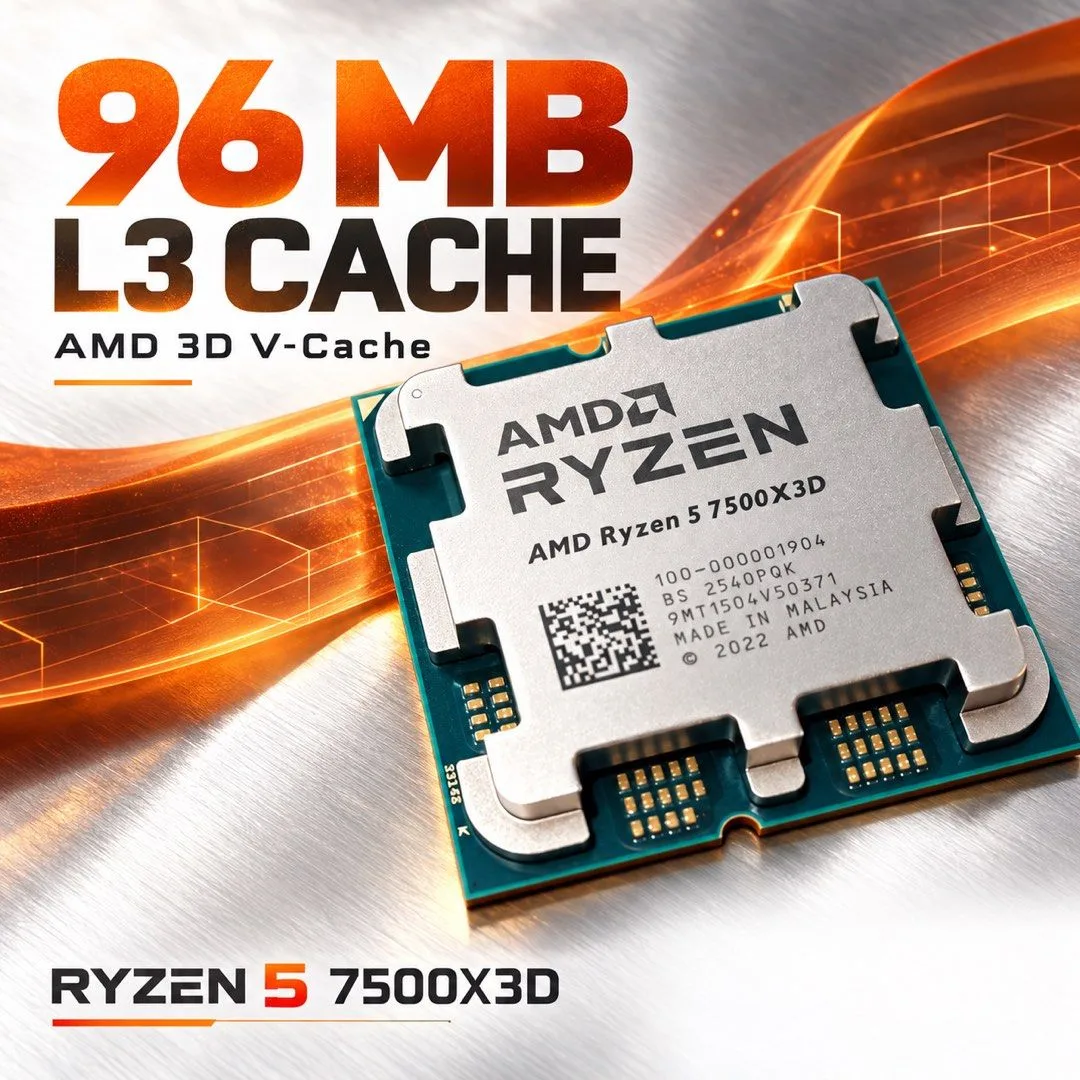 AMD Ryzen 5 7500X3D, photo 2