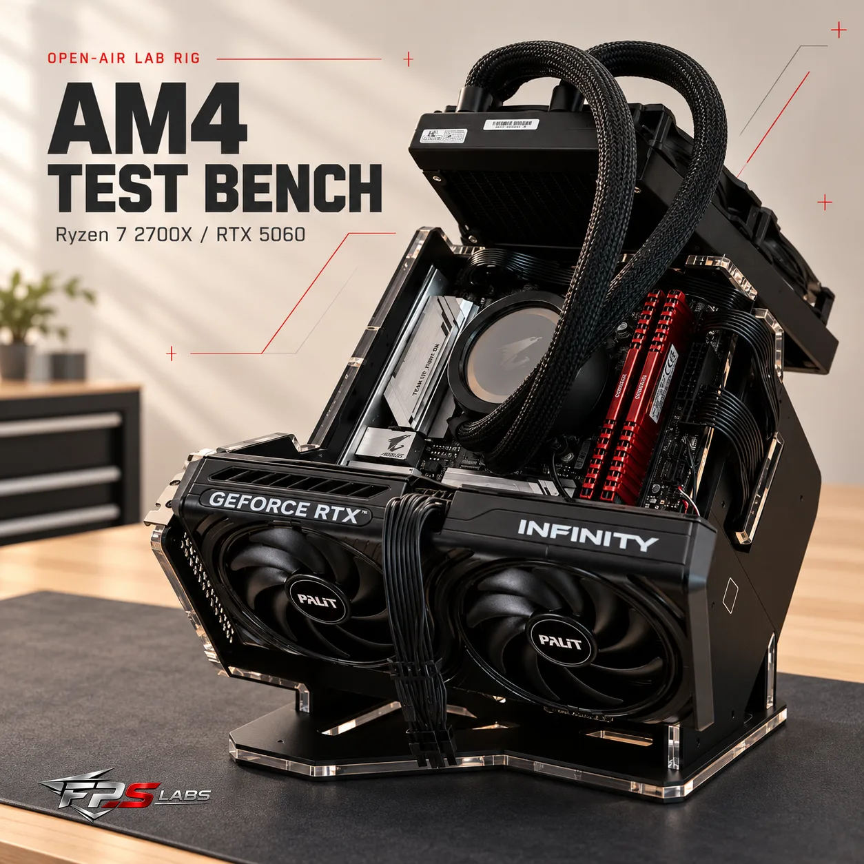 AM4 Test Bench, photo 2